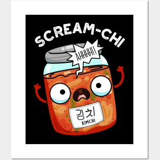 Scream-chi Funny Kimchi Puns Posters and Art